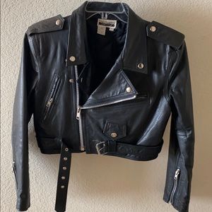 Contempo Black Leather Jacket